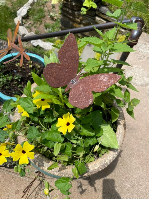 Butterfly Garden or Flower Pot Stake